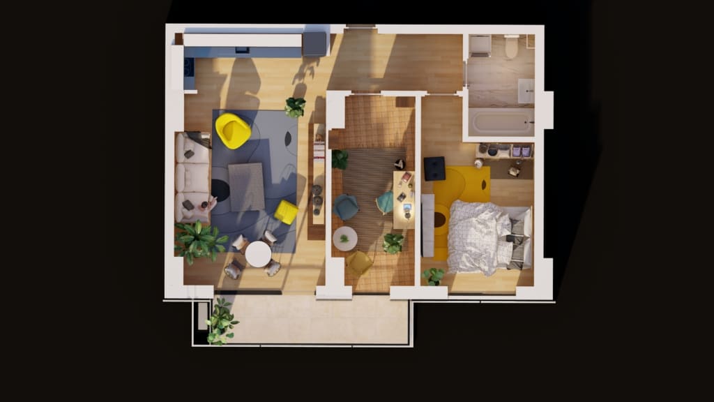 Schiță 3 din 3 — apartament E3-B4-ET10-AP6