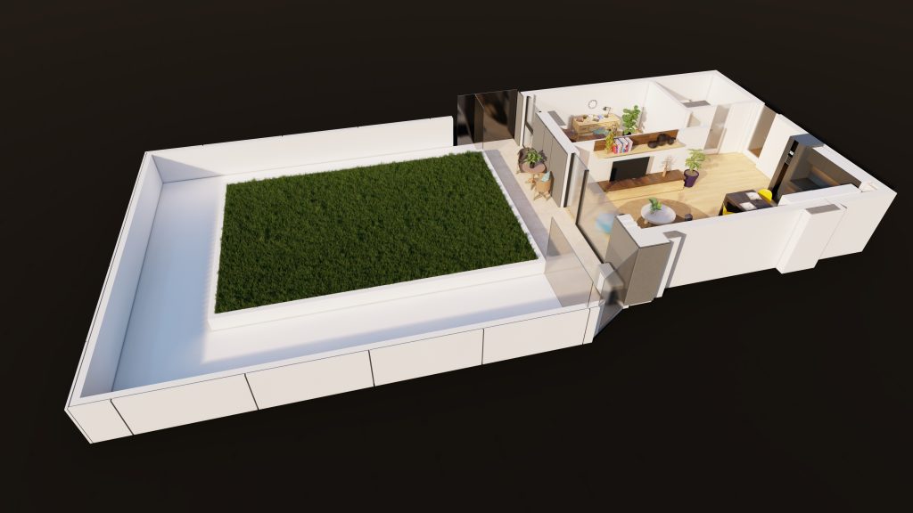 Plan apartament E3-B1-ET1-AP5, Studio